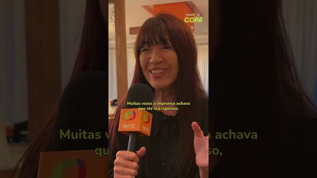 'Felipão facilitou muito meu trabalho', diz Kiyomi Nakamura, japonesa que cobre a Seleção #shorts