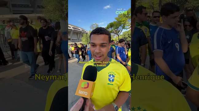 Com ou sem Neymar? Torcedores no Maracanã escalam quarteto de ataque da Seleção Brasileira #shorts