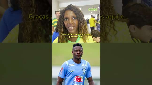 Mãe de Luiz Henrique vive sonho do filho na Copa do Mundo: 'Tudo para ele virava bola' #shorts