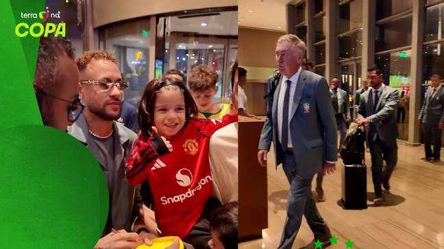 Jogadores da Seleção Brasileira deixam hotel rumo à sede da CBF