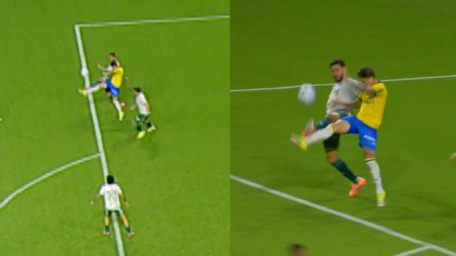 ‘Defensor chega atrasado e provoca contato’: ouça o áudio do VAR de Chape x Palmeiras
