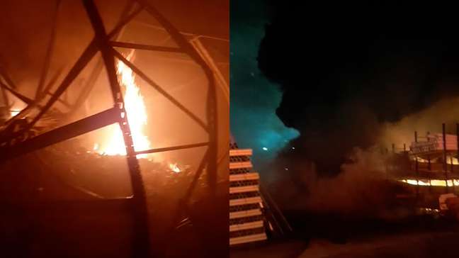 Combate a incêndio em Guarulhos já dura mais de 20 horas