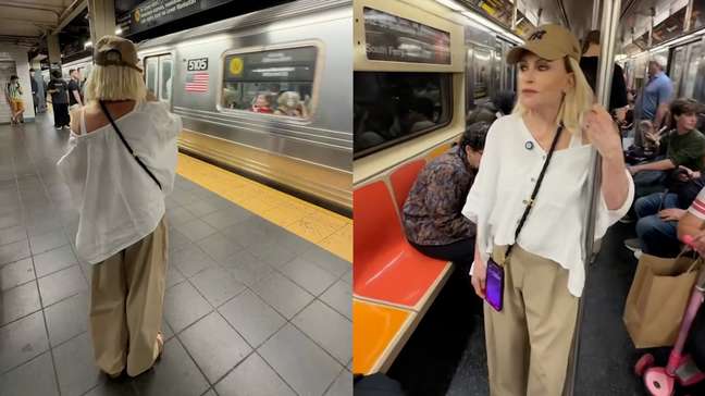 Ana Maria Braga anda de metrô em NY após achar carro de aplicativo 'caro demais'