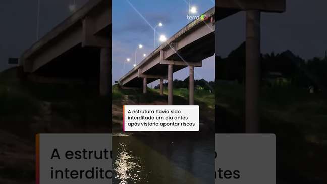 Ponte de R$ 36 milhões inaugurada em 2023 desaba no Acre #shorts