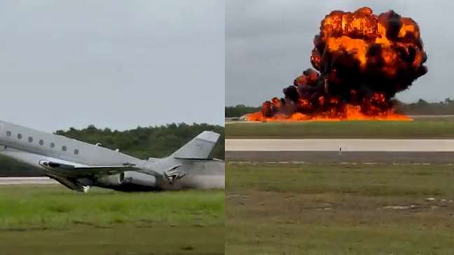 Jatinho particular explode durante pouso na República Dominicana; veja vídeo