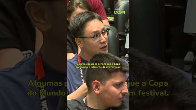 Ibañez 'salva' repórter sul-coreano e mostra inglês afiado em coletiva nos EUA #shorts
