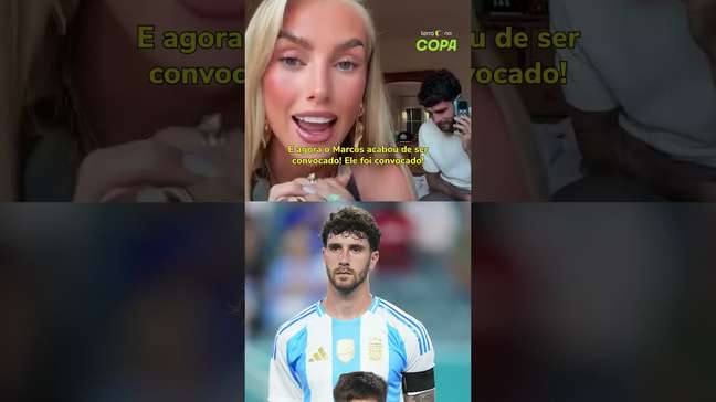 Namorada de Senesi mostra reação do jogador à convocação para Argentina #shorts