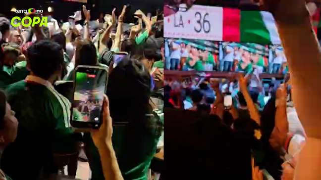 Torcida do México nos EUA vai à loucura com gol da seleção na abertura da Copa; veja