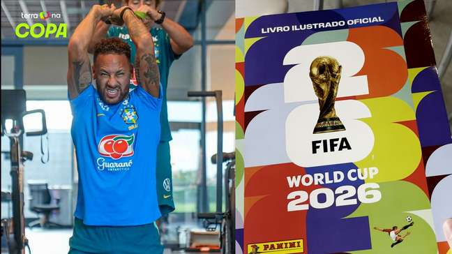 Neymar ganha figurinha no álbum da Copa após atualização da Panini