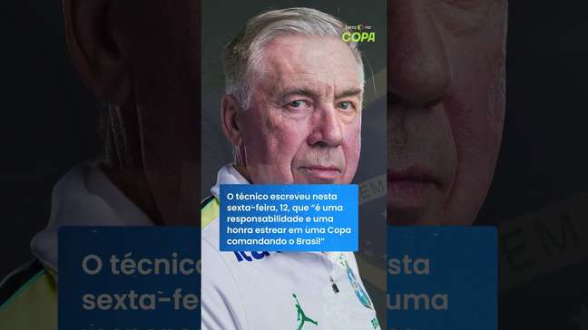Ancelotti manda recado para torcida brasileira antes de estreia na Copa do Mundo #shorts