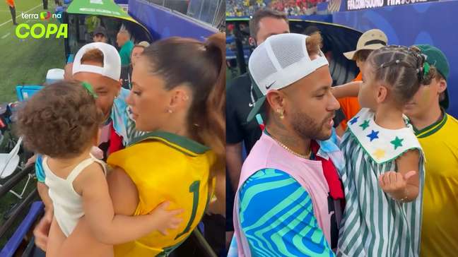 Bruna Biancardi mostrou o encontro de Neymar com os filhos antes do jogo entre Brasil e Marrocos pela Copa do Mundo
