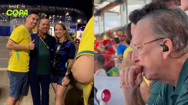 Da preparação ao pós-jogo: Galvão Bueno mostra bastidores da estreia em Copas pelo SBT