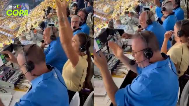 'Meu trabalho está me matando': narrador da Globo brinca ao mostrar rotina na Copa; assista