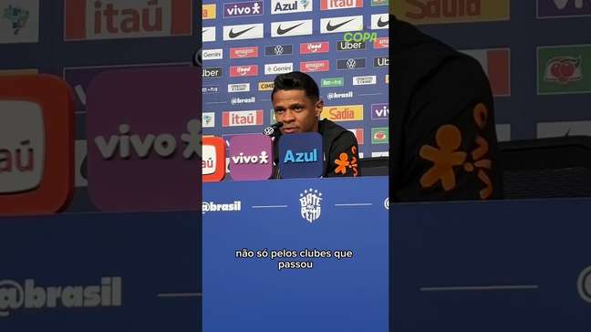 'Neymar é ídolo': Douglas Santos fala sobre expectativa de estreia de Neymar na Copa #shorts