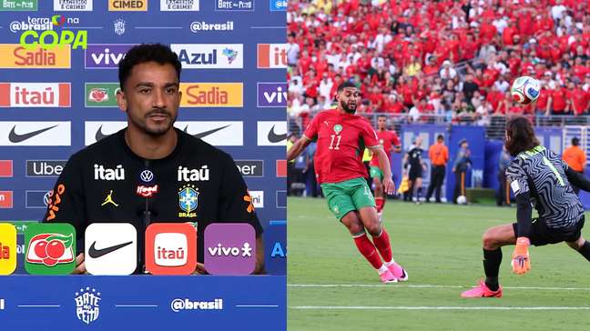Danilo admite que 1º tempo contra Marrocos 'assustou' a Seleção Brasileira: 'Existia tanta expectativa'