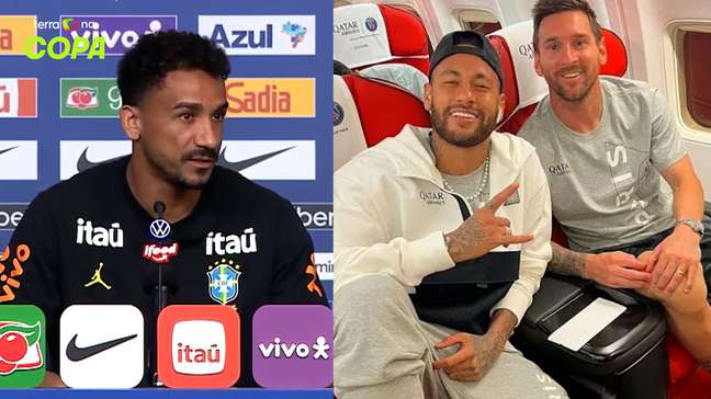 ‘A gente precisa lidar com a realidade, não questões hipotéticas’, diz Danilo ao evitar comparar Neymar a Messi