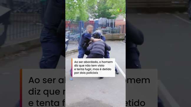 Governo britânico publica vídeo de brasileiro sendo detido: 'Momento dramático'