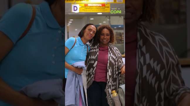 Mãe do goleiro Vozinha viaja para concluir visto necessário para embarcar aos EUA #shorts