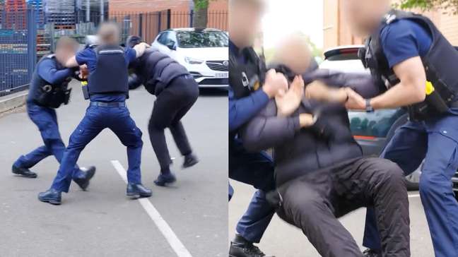 Governo britânico publica vídeo de brasileiro sendo detido: “Momento dramático”