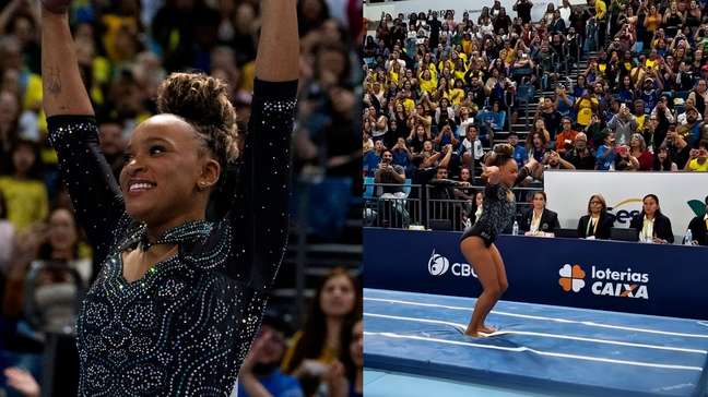 Rebeca Andrade volta a competir, tira maior nota no salto e Brasil leva prata por equipes no Pan-Americano