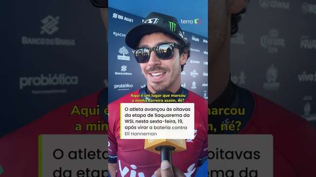 Yago Dora comenta virada no último minuto em Saquarema: 'Demorou mais do que esperava' #shorts