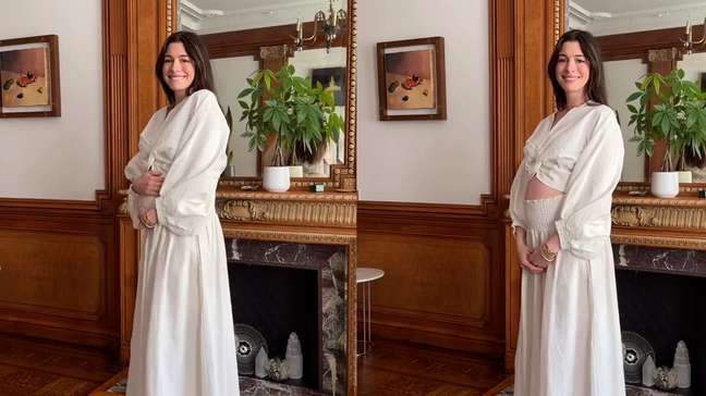 Anne Hathaway anuncia gravidez em vídeo nas redes sociais: 'Bebê, sou sua'