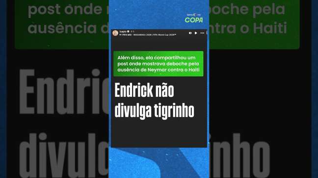 'Não bebe, não divulga tigrinho': Luana Piovani defende que Endrick jogue na Copa #shorts