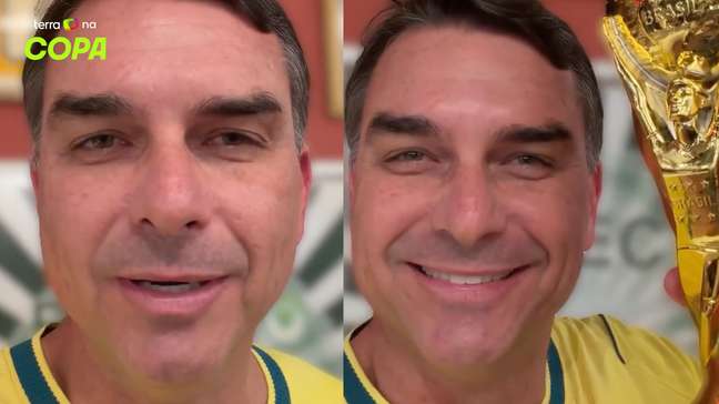 Flávio Bolsonaro sai em defesa de Neymar após Lula chamar jogador de ‘convocado home office’