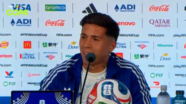 Enzo Fernández relembra carta que escreveu para Messi quando tinha 16 anos