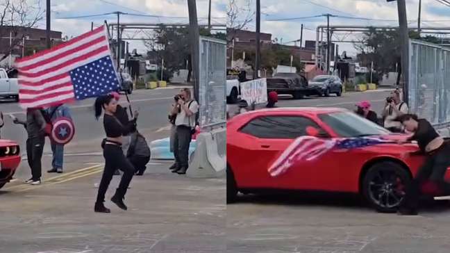 Mulher é atropelada durante protesto contra o ICE nos Estados Unidos