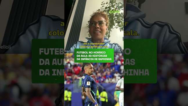 Futebol no horário da aula: as histórias da infância de Raphinha reveladas por sua mãe #shorts