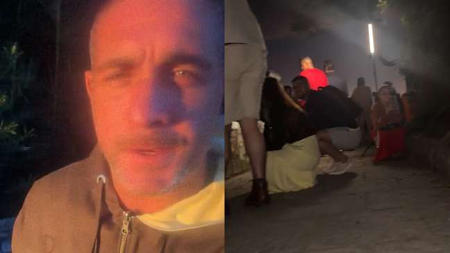 Vídeo mostra turistas buscando abrigo durante tiroteio em mirante do Rio