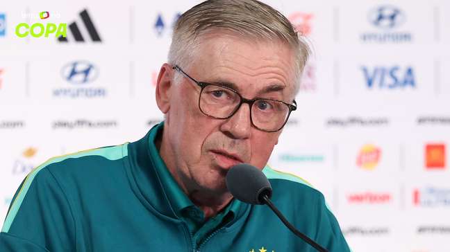 Ancelotti diz que Neymar pode jogar 90 minutos e que jogo contra a Escócia será mais difícil do que com o Haiti