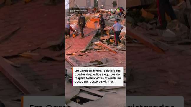 Terremotos atingem a Venezuela, derrubam prédios e causam destruição em Caracas #shorts