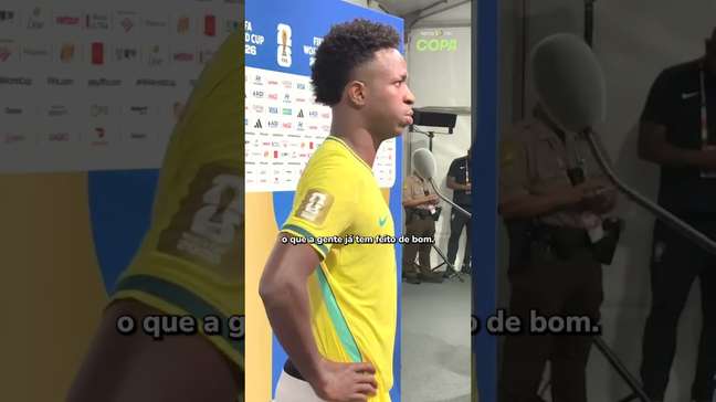 Após volta de Neymar, Vini Jr. diz que Seleção encontrou formação ideal #shorts