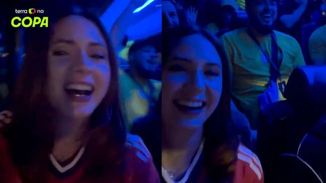 Atriz escocesa da Marvel viaja em ônibus de brasileiros por engano após derrota na Copa
