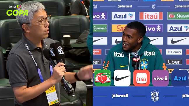 Rayan é sincero a jornalista japonês e reação à pergunta causa risos em coletiva: 'Só vendo vídeo'