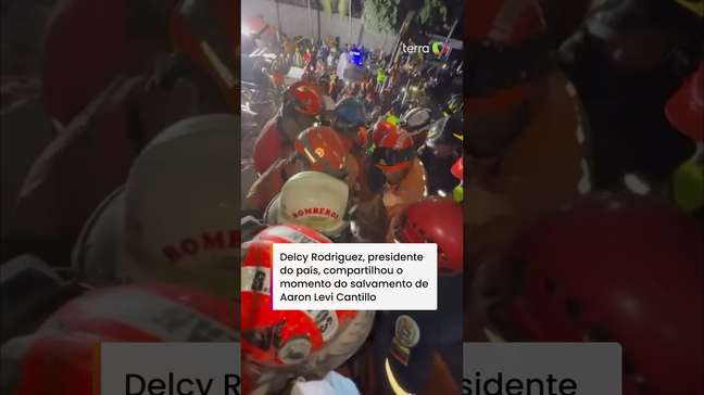 Homem é resgatado com vida após 106 horas preso em escombros na Venezuela #shorts