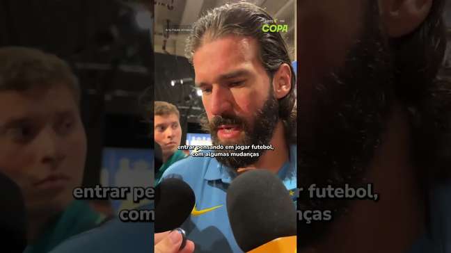Alisson revela pedidos de Ancelotti antes de virada contra o Japão #shorts