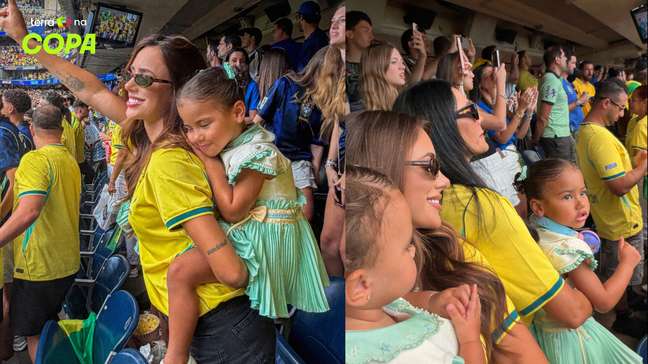 Tensão, emoção e celebração: Bruna Biancardi mostra como acompanhou a vitória do Brasil sobre o Japão