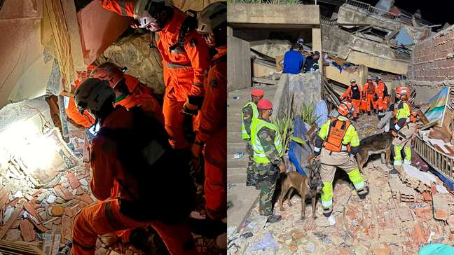 Missão Venezuela: veja imagens da atuação de bombeiros brasileiros em resgates após terremotos