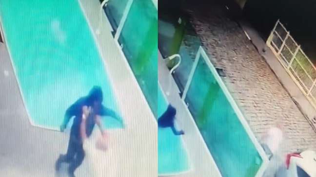 Homem reage e joga ladrão em piscina após ter casa invadida em Santa Catarina
