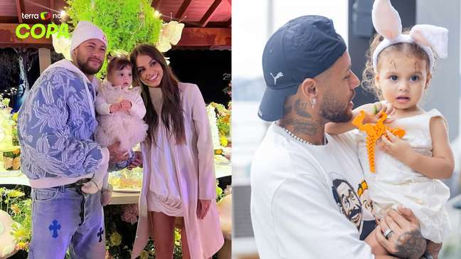 Neymar celebra dos EUA aniversário de 2 anos da filha Helena: 'Papai te ama'