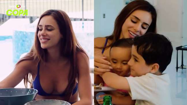 Bruna Biancardi mostra ‘day off’ com as filhas e familiares em mansão nos EUA