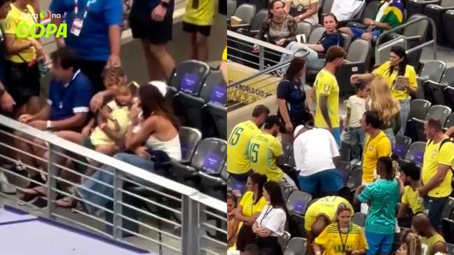 Veja o reencontro dos jogadores da Seleção com familiares após eliminação da Copa