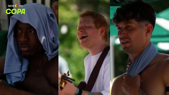 Show de Ed Sheeran para a seleção da Inglaterra viraliza por reação 'apática' do elenco