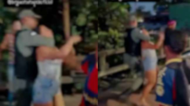 Vídeo mostra PM agredindo mulher durante protesto por auxílio no Recife