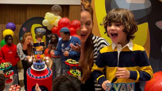Giovanna Ewbank e Bruno Gagliasso mostraram detalhes da festa de seis anos do filho Zyan