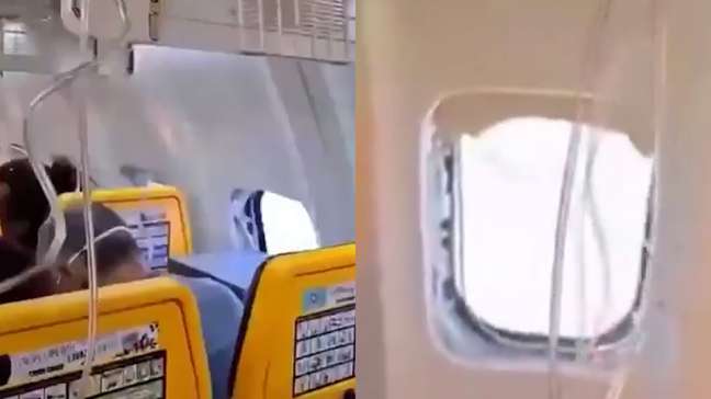 Passageiro é parcialmente sugado para fora de avião após janela quebrar em voo na Grécia