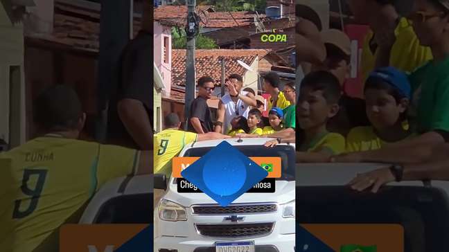 Matheus Cunha é recebido com festa em Baía Formosa após Copa do Mundo